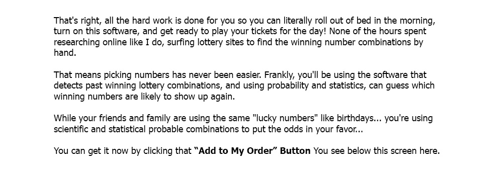 Lottery Maximizer