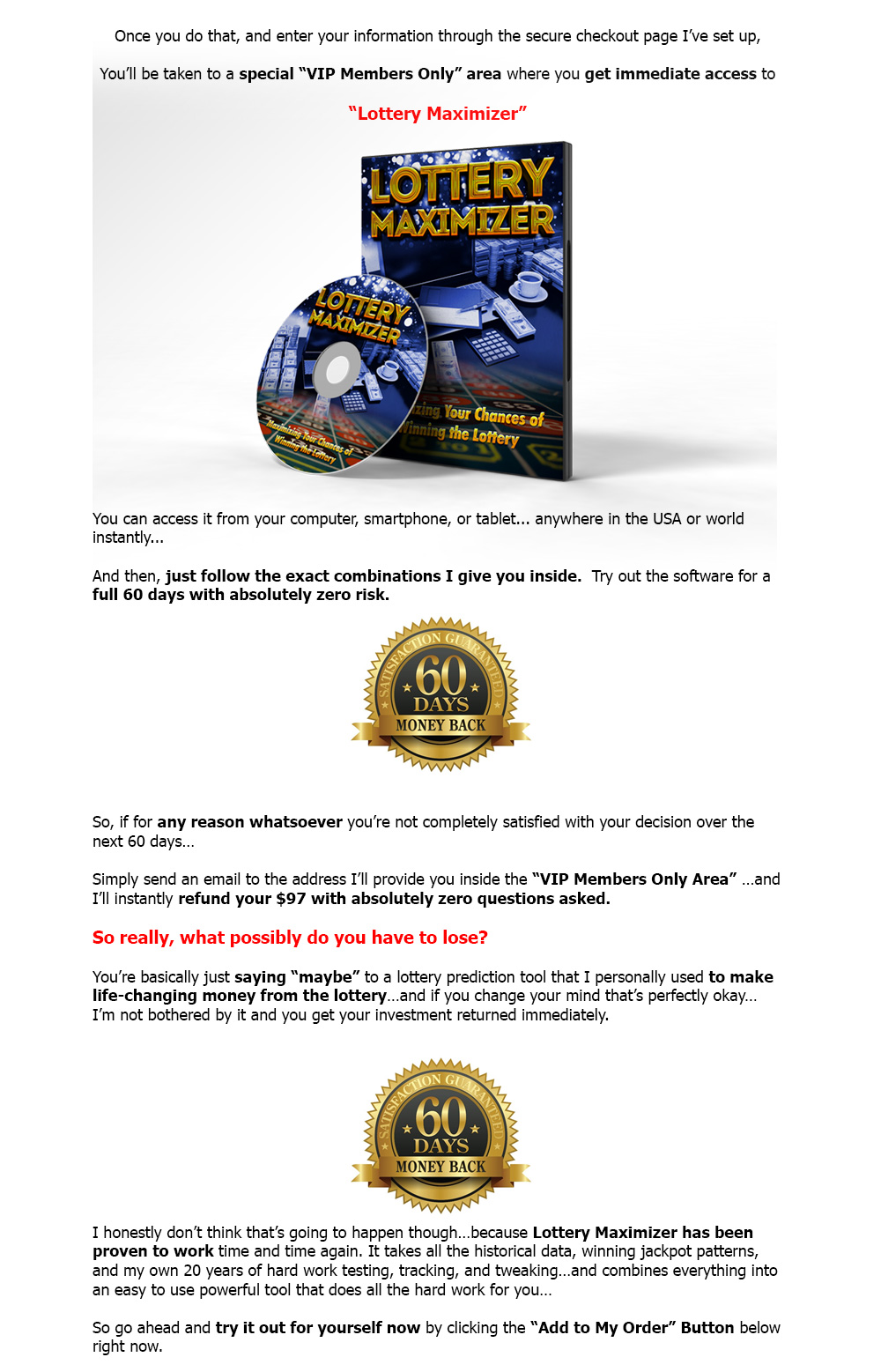 Lottery Maximizer