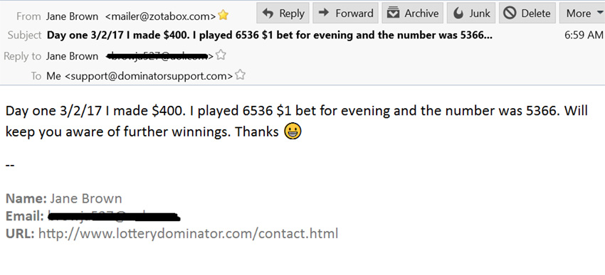 Lottery Dominator Lottery Dominator